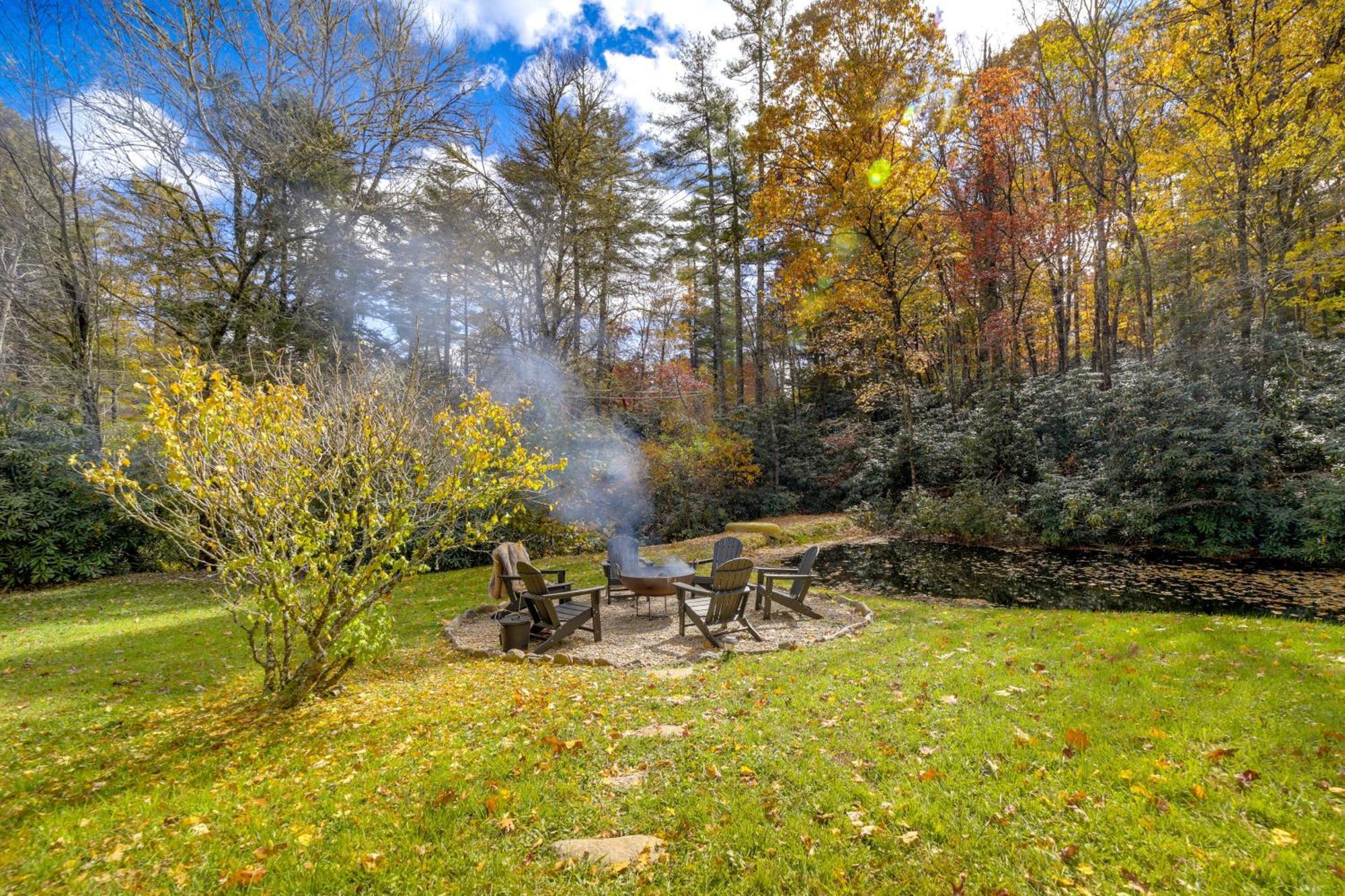 Enchanting Highlands Cottage With Pond And Falls! Bagian luar foto